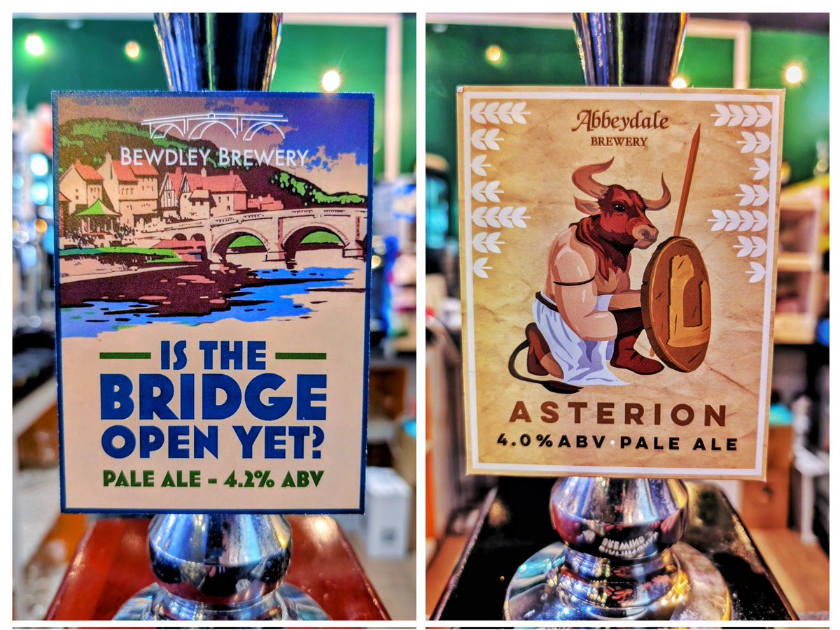 Two great casks on at the moment! Cheers!