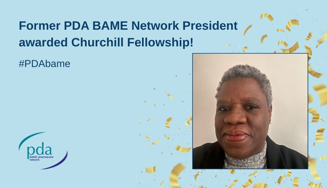 Elsy Gomez Campos, Immediate Past President of the #PDAbame Network, has been awarded a coveted Churchill Fellowship 🏆. This will enable her to focus on addressing racism in #pharmacy to support workforce sustainability and wellbeing. Learn more: buff.ly/s8c5U2l 

Not