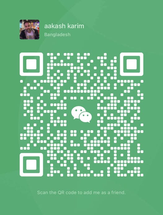 aakashkarim89's tweet image. But I couldn&apos;t recover the one from 23 years ago🥹

This is a new ID, if anyone is a user, you can add me.

Thank you brother for opening the account 😊🖤

#wechat #WeChatID #wechatcommunity #WeChatLover #bdwechat