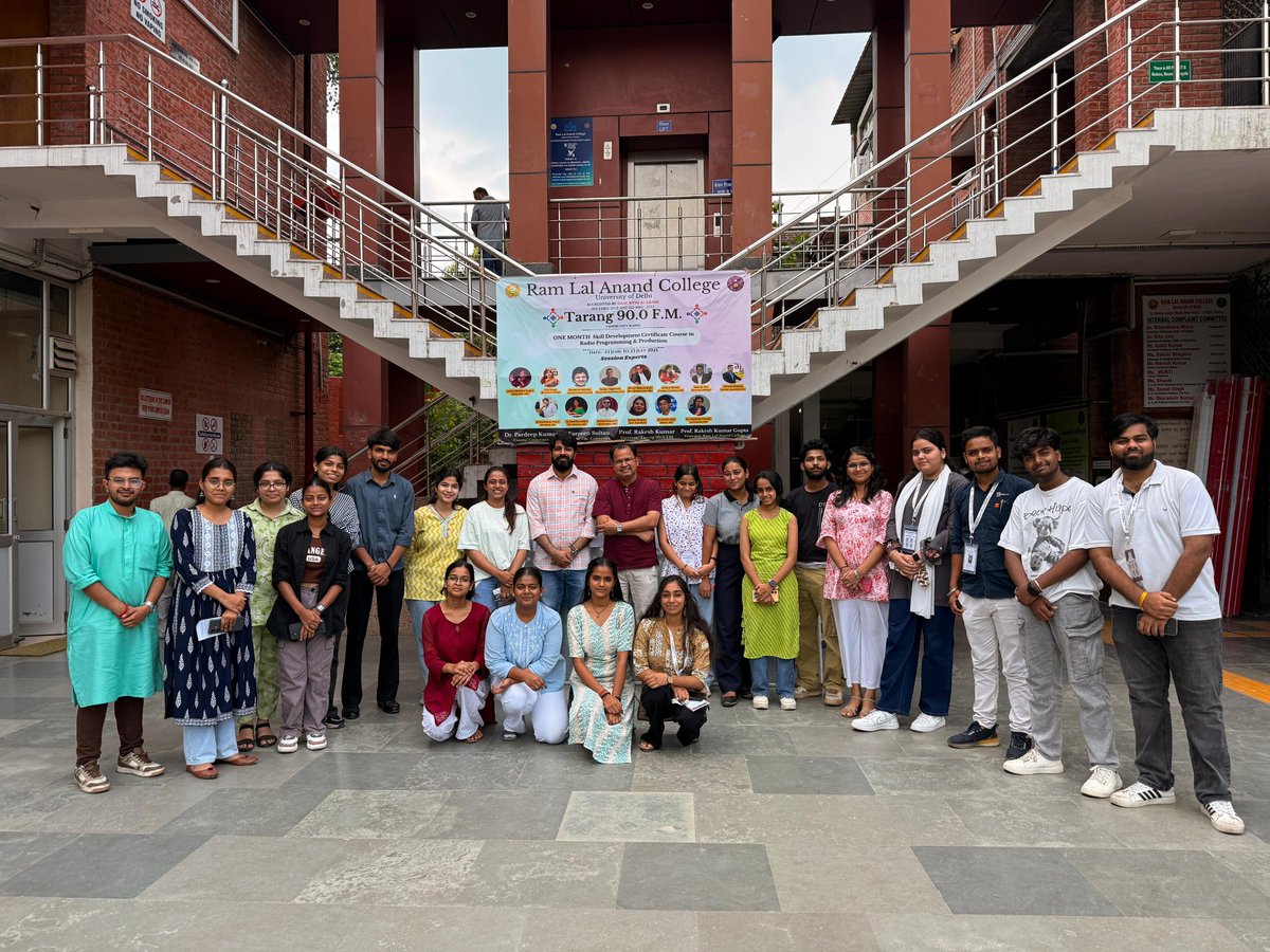 Under Skill Development Certificate Course of Community Radio Tarang 90.0 FM of RLAC, the students visited Akashvani on 26th June, where students were introduced to studio structure, sound proof, recording room, control room and production units of Akashvani. <a href="/RLAC_DU/">Ram Lal Anand College</a>