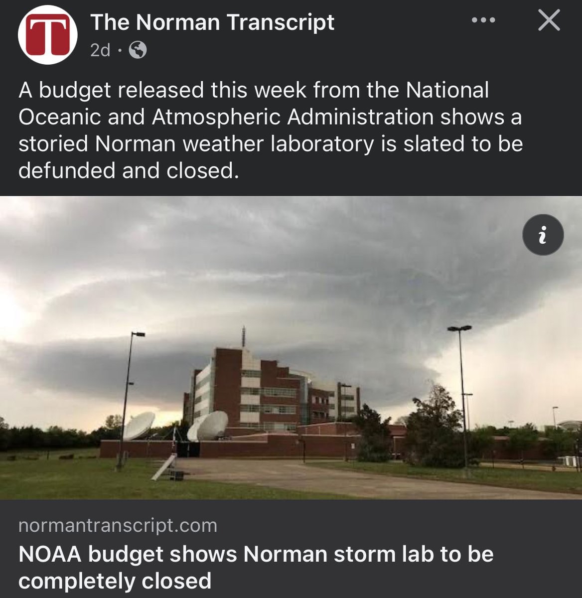 With severe weather events, like tornadoes and floods, expected to increase as the world warms (human-caused or not, it’s warming, y’all), cutting any funding that helps us understand and predict these disasters isn’t just shortsighted. It’s dangerous. 🌪️🌊

🧵1/7