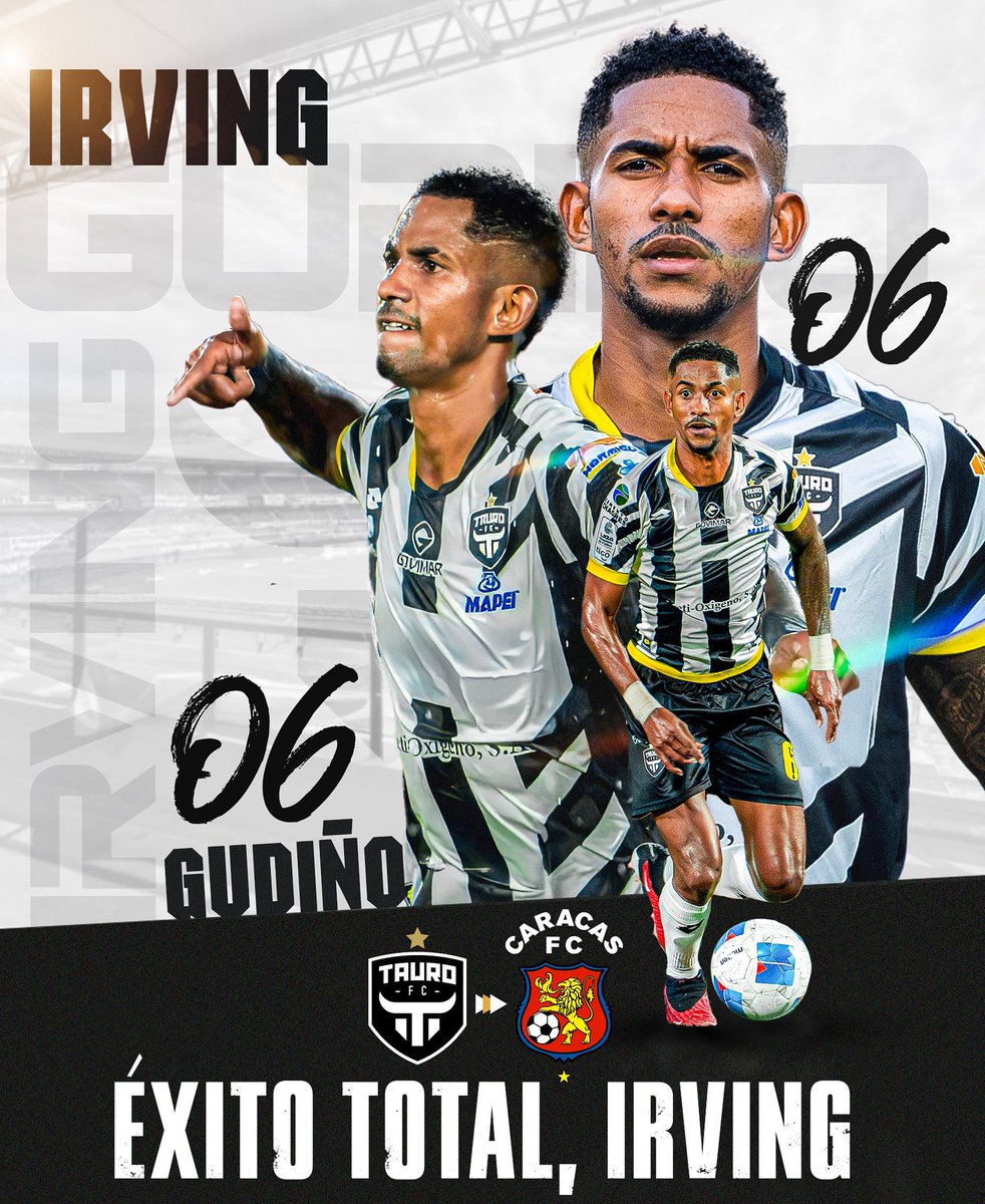 Tauro F.C. (@taurofc) on Twitter photo Hacemos oficial el préstamo de nuestro Taurino Irving Gudiño al <a href="/Caracas_FC/">Caracas Fútbol Club</a> de la Primera División del fútbol de Venezuela 🇻🇪. ÉXITOS CAPITÁN Hacemos oficial el préstamo de nuestro Taurino Irving Gudiño al <a href="/Caracas_FC/">Caracas Fútbol Club</a> de la Primera División del fútbol de Venezuela 🇻🇪. ÉXITOS CAPITÁN