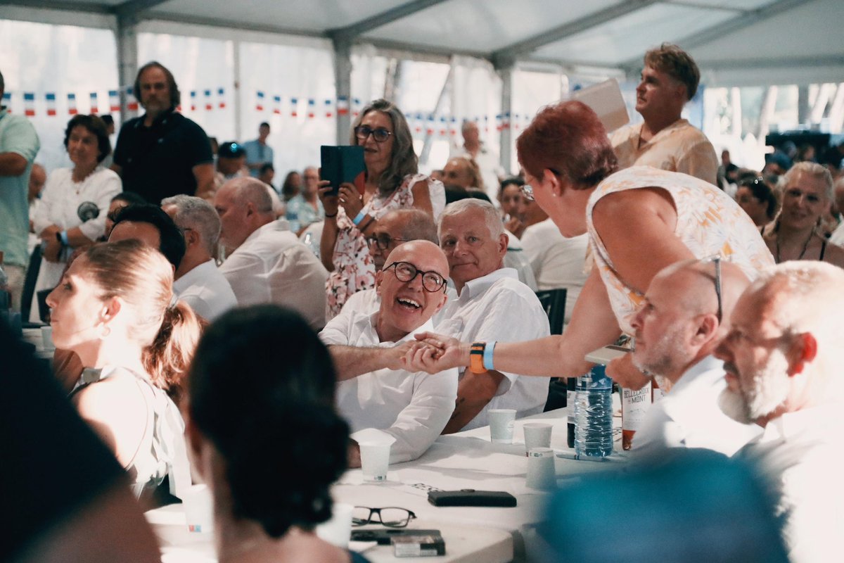 Eric Ciotti (@eciotti) on Twitter photo À Blausasc pour le festin des patriotes aux côtés d’<a href="/A_Masson06/">Alexandra Masson</a> et <a href="/MassonBryan/">Bryan Masson</a>.
Un moment de convivialité, dans l’union, pour célébrer les valeurs et les traditions que nous aimons tant et avons en partage ! À Blausasc pour le festin des patriotes aux côtés d’<a href="/A_Masson06/">Alexandra Masson</a> et <a href="/MassonBryan/">Bryan Masson</a>.
Un moment de convivialité, dans l’union, pour célébrer les valeurs et les traditions que nous aimons tant et avons en partage !