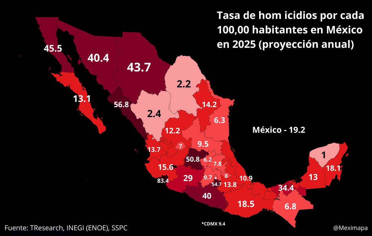 Mapas de México tweet media