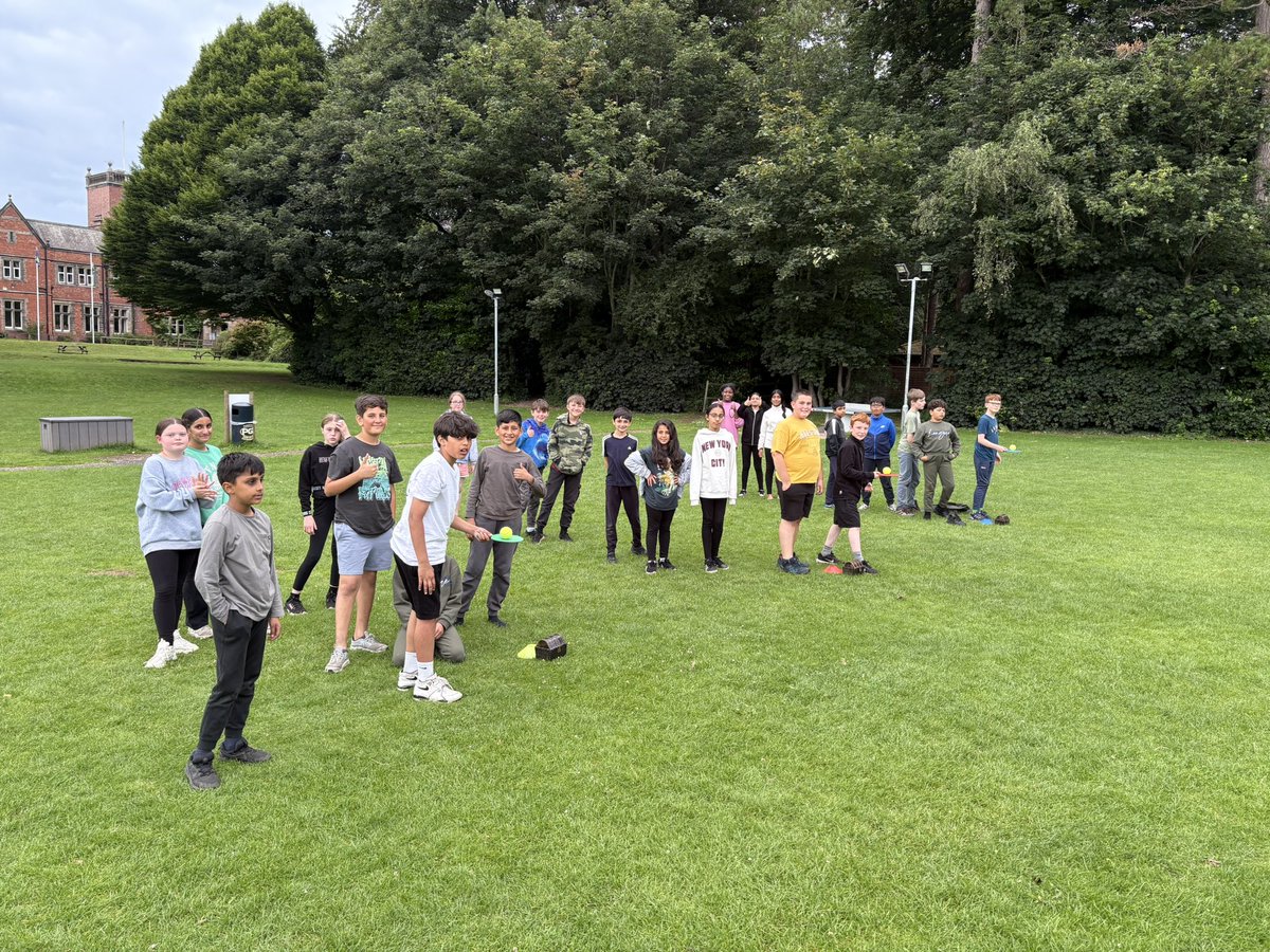 Ready for our last event of the evening before bedtime. Balloon Splash!