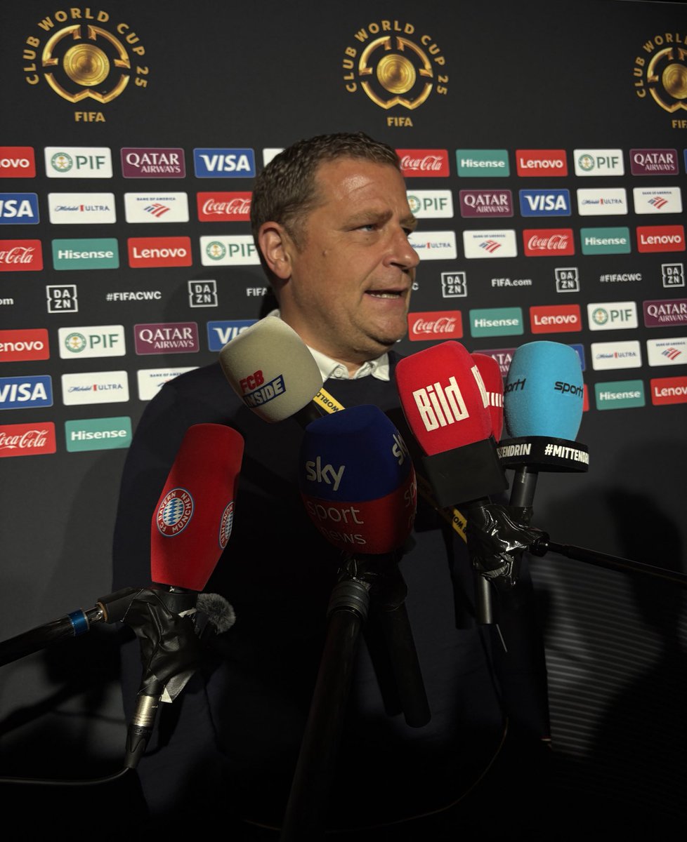 Max Eberl mit klaren Worten Richtung Gigi Donnarumma: „Wenn ich mit 100 Kilo und einem Sprint auf den Unterschenkel draufspringe, ist die Gefahr groß, dass was passiert. Ich denke 0,0, dass er das mit Absicht gemacht hat, aber er hat auch keine Rücksicht genommen.“ #FIFACWC