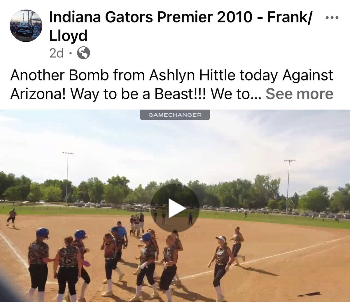 A few bombs in Colorado! First <a href="/Ashlyn_Hittle28/">Ashlyn Hittle</a> went deep!