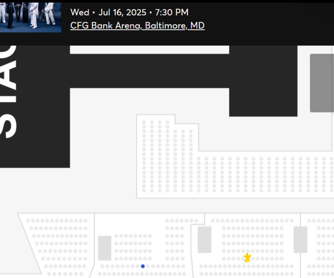 meiieli's tweet photo. @lizisawommy hi! i’m selling one lower bowl ticket really close to extended stage for FV at 430. please let me know if you’re interested! https://t.co/vStf7xDGka