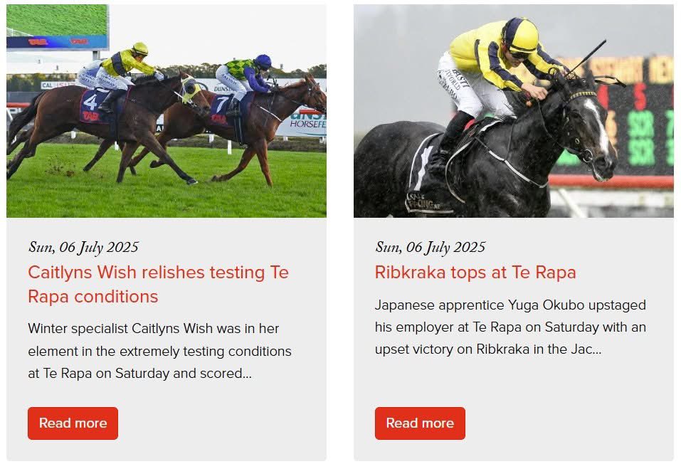 🥳Nice to celebrate a double <a href="/TeRapaRacing/">Waikato Thoroughbred Racing</a> on Saturday.

🥇 <a href="/WexfordStables/">Wexford Stables</a> Ribkraka proved too strong in testing conditions 
🥇 Caitlyn's Wish added her seventh win to her record for the Stephen Autridge stable

Read more on our website 👉 haunuifarm.co.nz/news/