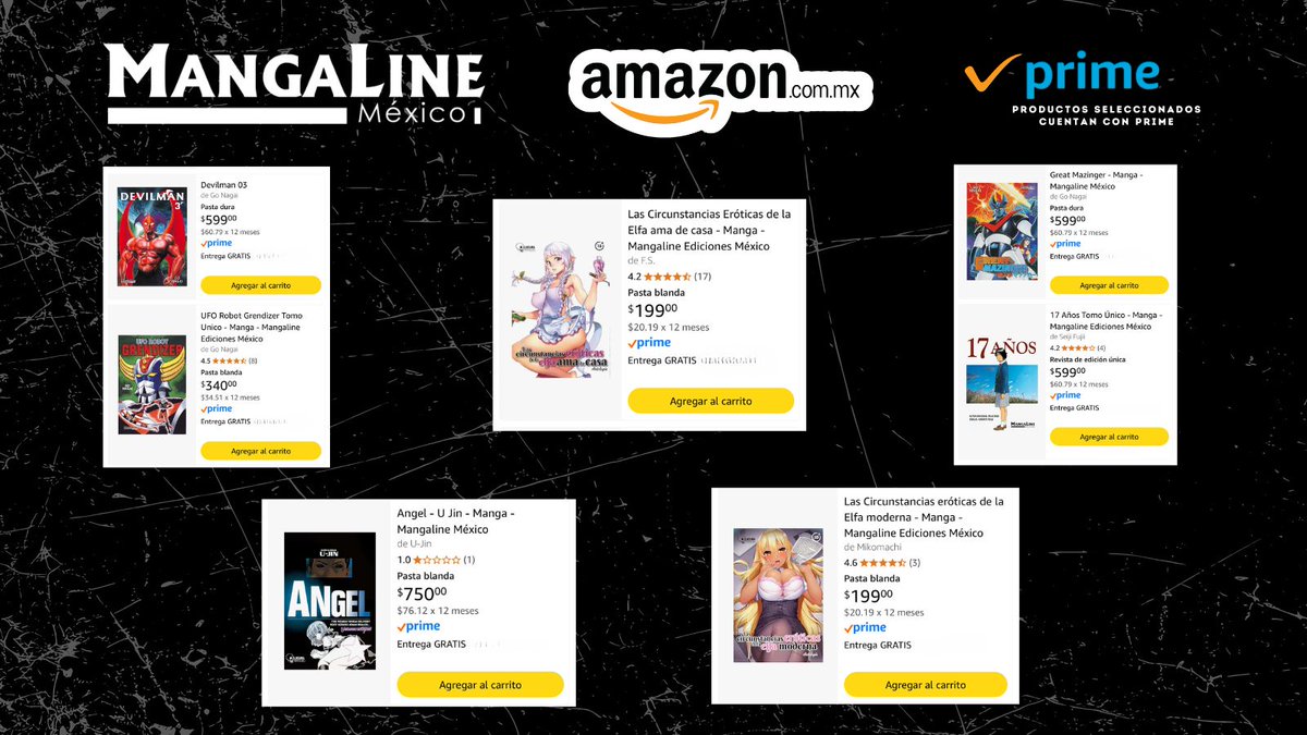 MangaLineMX's tweet image. Pueden encontrar la mayoría de los productos de #MangaLineEdiciones a través de #amazonprime #amazonmexico
🔵 amzn.to/49anJUT
#MangaLineMX