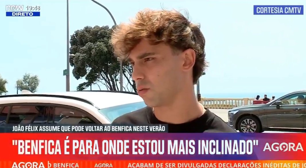 Eu:" Não me quero iludir mais um ano"

O João Félix: