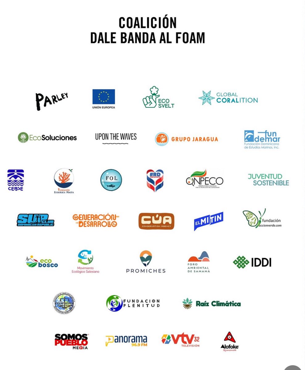 ¡Cada día somos más! 

Es hora de unirnos como pueblo. En octubre, la Ley 225-20 nos llama a decir NO al foam y a las fundas plásticas. Por nuestra salud, nuestra tierra y nuestras futuras generaciones. 

#NoFoamRD #DaleBandaAlFoam