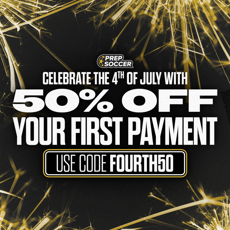 PrepSoccer's tweet image. Don't miss this HUGE sale! 🇺🇸
Enjoy 50% off a subscription.
Use code: FOURTH50
Subscribe: prepsoccer.com/subscribe/?cou…