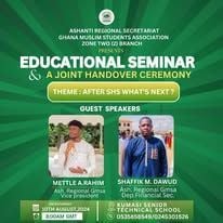 MettleRahim's tweet photo. I was honoured to speak on Life After SHS at Konongo Odumasi SHS — joined by students from 5 other schools 🙌🏾

We explored:
📍 Tertiary pathways
💼 Job market prep
💰 Scholarships

It’s not just about passing — but planning.

#SHS #YouthMentorship #Scholarship #KossSHS #WASSCE https://t.co/HhWNTJzMEA