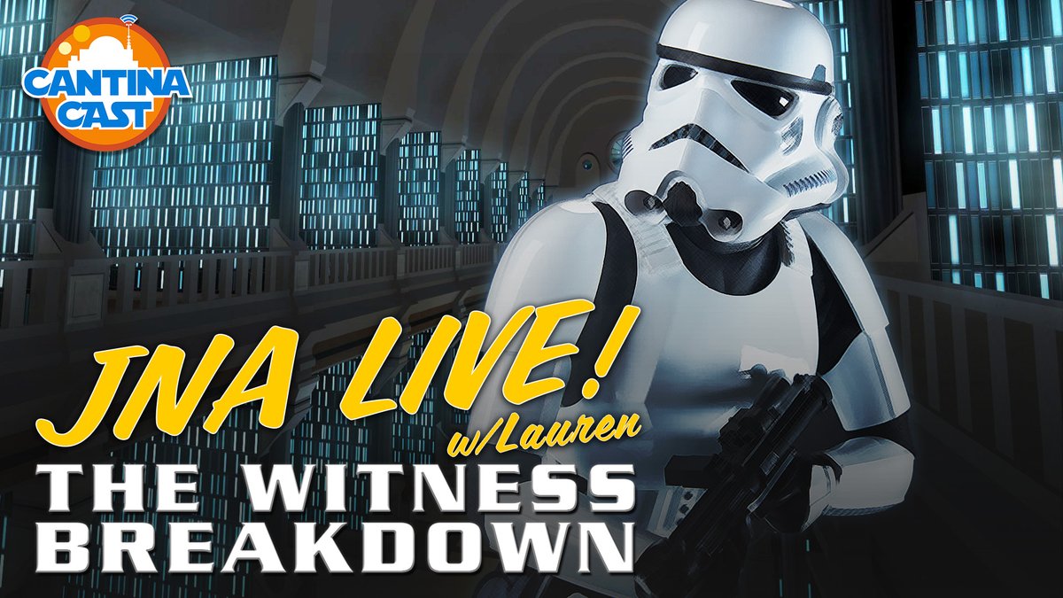 Jedi Novel Archive returns for another LIVE episode as Lauren and Jonesy discuss Adam Christopher's "The Witness" short story that follows a deserting stormtrooper who sees part of Vader and Luke's fight on Cloud City!

LIVE 7/6 at 7 PM CT!

youtube.com/live/MOIlHuayh…