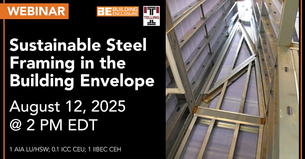 Walls & Ceilings (@wallsnceilings) on Twitter photo What many architects do not realize is that steel has many sustainable attributes, and that steel is on a path to carbon neutrality. <a href="/TellingIndstrs/">Telling Industries</a>
continuingeducation.bnpmedia.com/architect/cour…
#steelframing #webinar #sustainability #CEU What many architects do not realize is that steel has many sustainable attributes, and that steel is on a path to carbon neutrality. <a href="/TellingIndstrs/">Telling Industries</a>
continuingeducation.bnpmedia.com/architect/cour…
#steelframing #webinar #sustainability #CEU