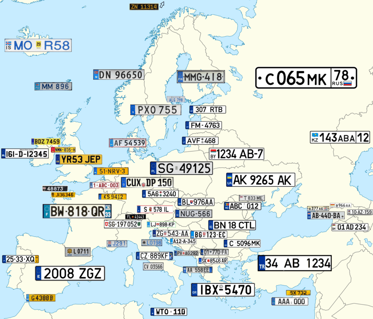 European License &amp; Number Plate Designs

Source: fleetlogging.com/european-licen…
