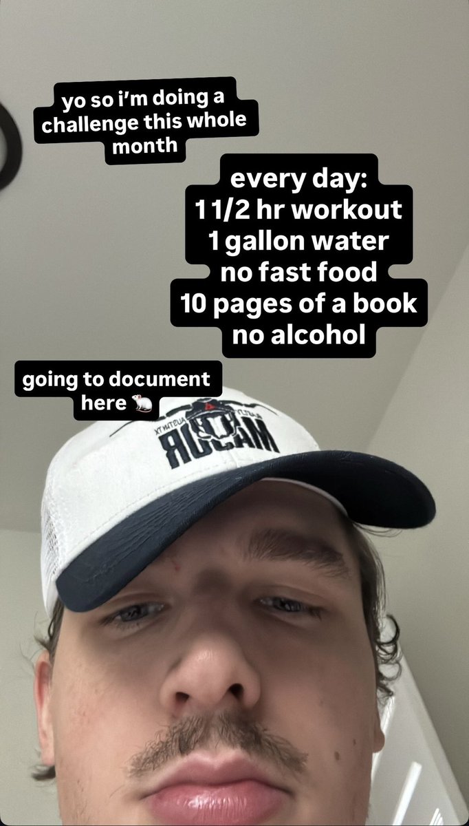 REALJackTheBus's tweet image. doing a challenge for the month of july
gonna start documenting it on Insta
so follow me over der if you haven’t already (same @)