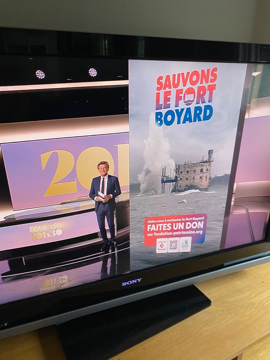 Sylvie Marcilly (@smarcilly) on Twitter photo Merci <a href="/LaurentDelahous/">Laurent Delahousse</a> <a href="/20h30ledimanche/">20h30 Le Dimanche</a> @france2tv #sauvonslefortboyard
fondation-patrimoine.org/les-projets/fo… Merci <a href="/LaurentDelahous/">Laurent Delahousse</a> <a href="/20h30ledimanche/">20h30 Le Dimanche</a> @france2tv #sauvonslefortboyard
fondation-patrimoine.org/les-projets/fo…