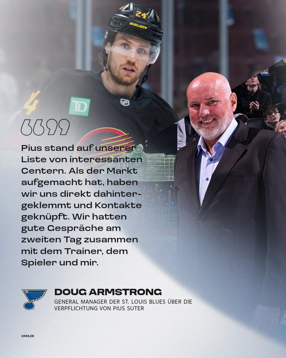 NHLde's tweet image. Pius Suter soll bei den St. Louis Blues in der Zukunft eine wichtige Rolle einnehmen! 💪 

#STLBlues | @StLouisBlues | #Suter