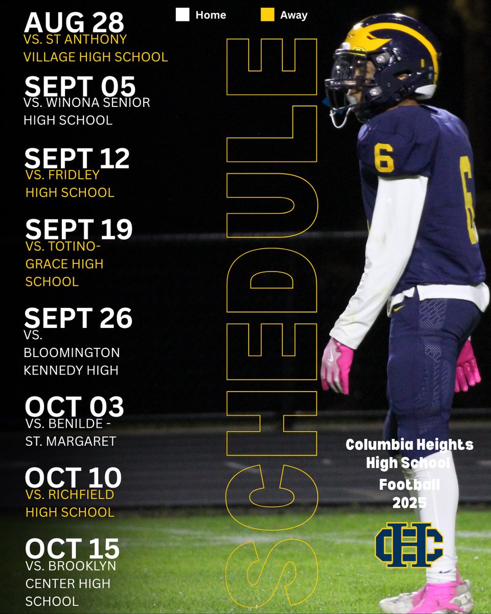 2025 Season Schedule 

#Hylanderpride #Heightspride #RefuseToLose