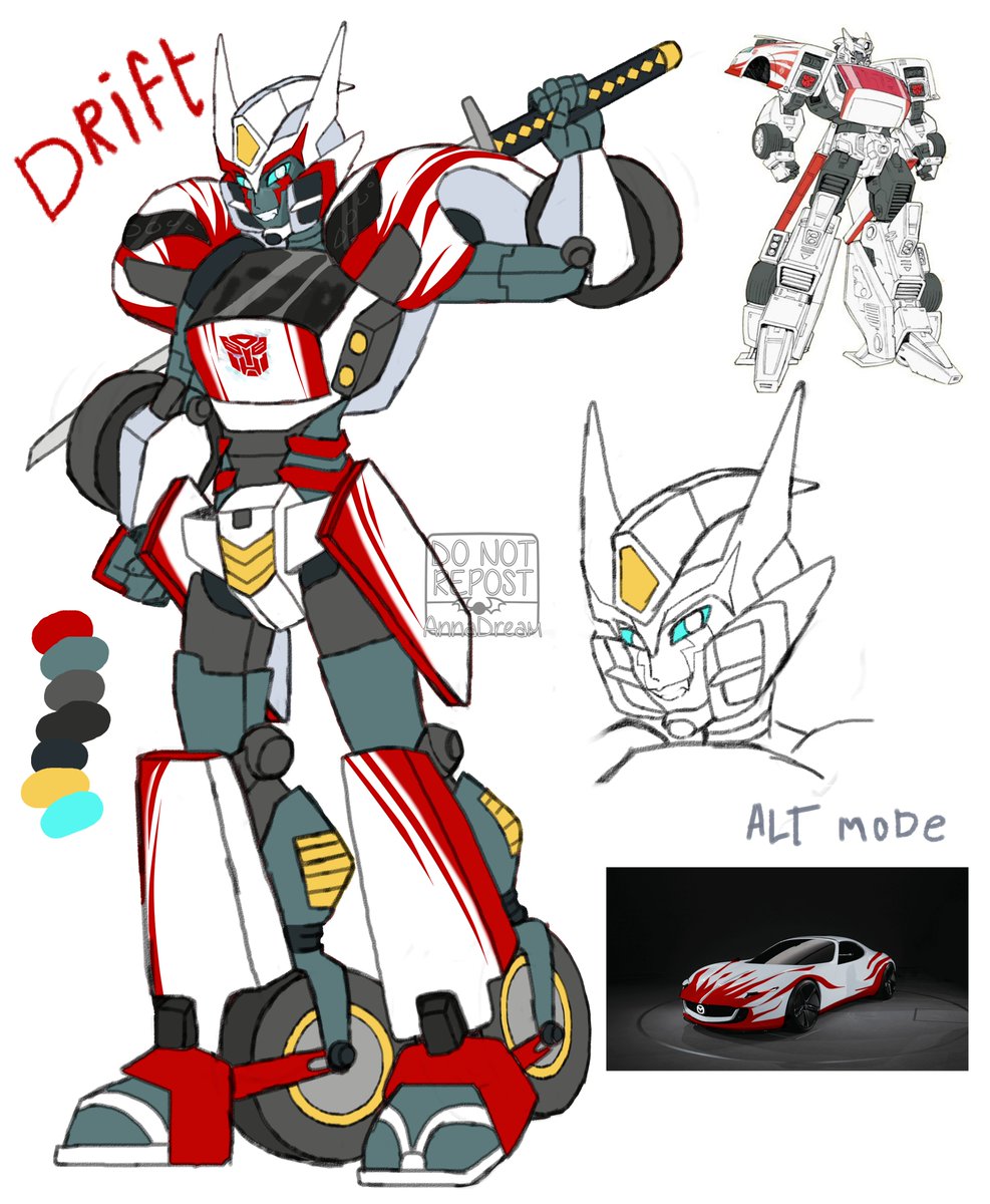AnnaDream24's tweet image. Drift and Ratchet in TF ES style!
  
#TransformersEarthspark  #Transformers #Ratchet #drift #Dratchet