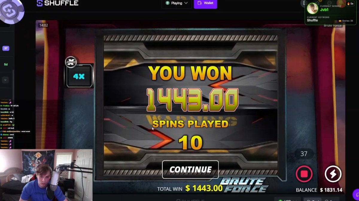 Smack (@smackdowness) on Twitter photo Just hit massive on Brute Force on <a href="/shufflecom/">Shuffle.com</a>
Spun in the bonus on $1.88 and it paid $1,443!
GG Random retweet $25
Paying on stream tomorrow
(comment shuffle usernames) Just hit massive on Brute Force on <a href="/shufflecom/">Shuffle.com</a>
Spun in the bonus on $1.88 and it paid $1,443!
GG Random retweet $25
Paying on stream tomorrow
(comment shuffle usernames)