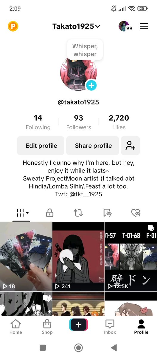 So erm anyway

I made tiktok because irls told me some companies sometimes only recruiting thru the app but then I kinda having too much fun in it so

Feel free to follow...?