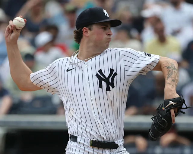 Fireside Yankees (@firesideyankees) on Twitter photo The Yankees plan to promote Cam Schlittler to make his MLB debut vs the Mariners according to <a href="/Joelsherman1/">Joel Sherman</a>
He features a 97 MPH fastball and was ranked as the 89th-best prospect in all of baseball by Baseball America. The Yankees plan to promote Cam Schlittler to make his MLB debut vs the Mariners according to <a href="/Joelsherman1/">Joel Sherman</a>
He features a 97 MPH fastball and was ranked as the 89th-best prospect in all of baseball by Baseball America.