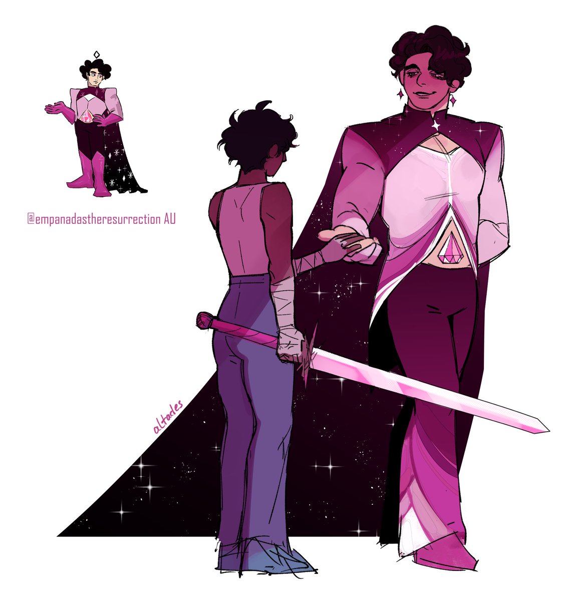 Posting Steven Universe is gonna kill my engagement but i don't care playing with my tooyyyysss
Also you should check out this au on tumblr it's pretty cool