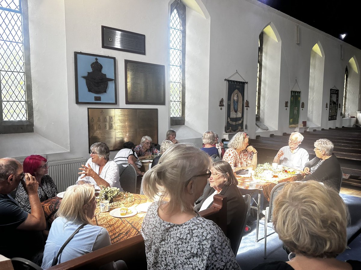 This afternoon I had the pleasure of leading our thank you to our retired priest’s who’ve walked along side us during our vacancy. #stjohnschev is stronger together because of that journey.