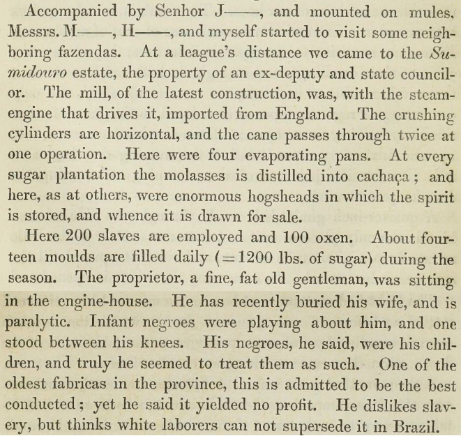 tweetassaf's tweet image. Thomas Ewbank, "Life in Brazil" (1856) - cap 33-34: "Trip to Macacu"