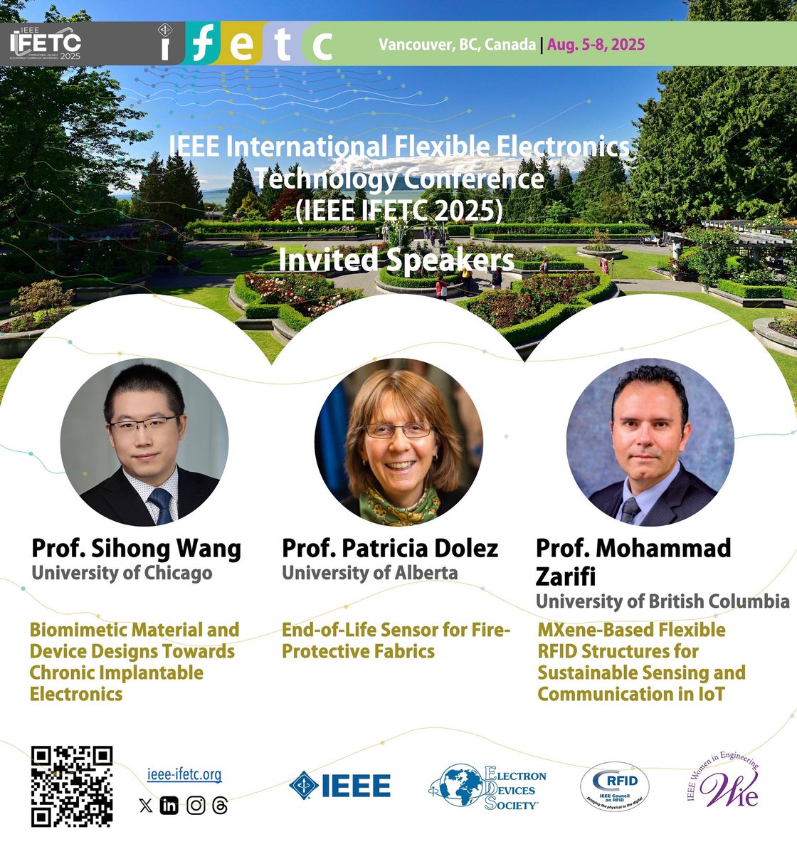 IEEE IFETC (@ieee_ifetc) on Twitter photo Explore the future of flexible electronics and smart materials at IEEE IFETC 2025 in Vancouver! Explore the future of flexible electronics and smart materials at IEEE IFETC 2025 in Vancouver!