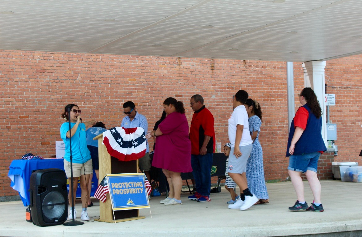 LibreOhio's tweet image. Happy Independence Day! Today, we celebrate the freedoms that bring us together — and the promise of opportunity that defines the American Dream. Thank you to all the partners, volunteers, and community members #ProtectProsperity #BeLIBRE #AFPOhio #VIVETuAmericanDream