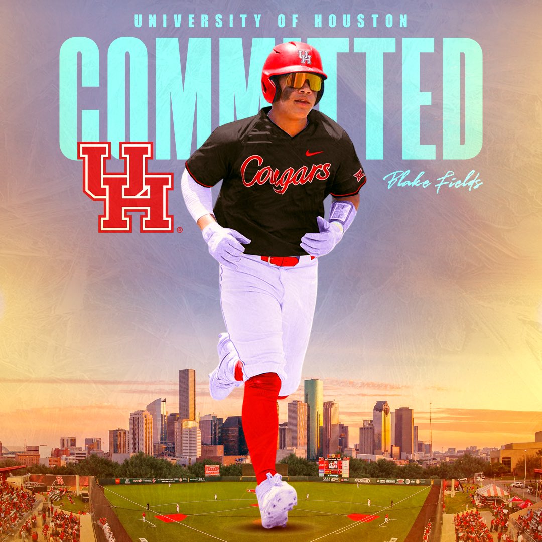 I’m extremely blessed to announce that I’ve committed to The University of Houston. I’d like to thank God, my family, coaches, teammates, and friends. Go Coogs!!