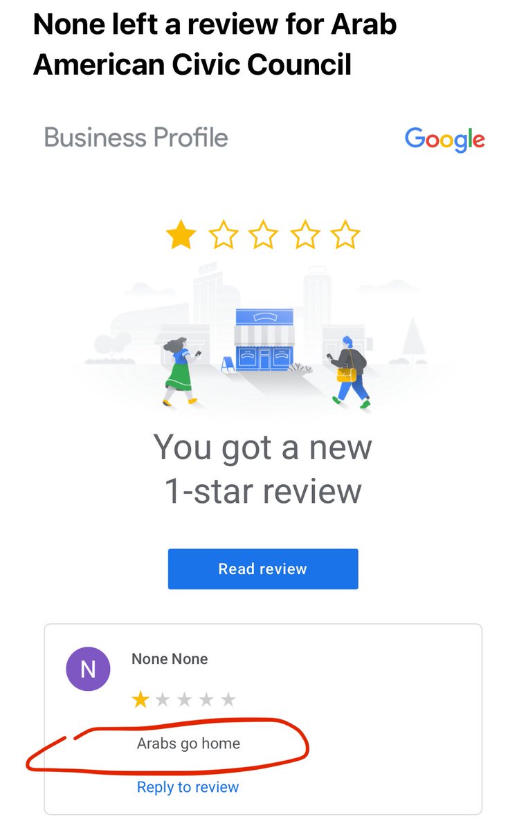 Hate mail received last week