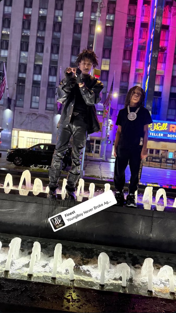 NBA YoungBoy and Montana's Son in New York 🔥