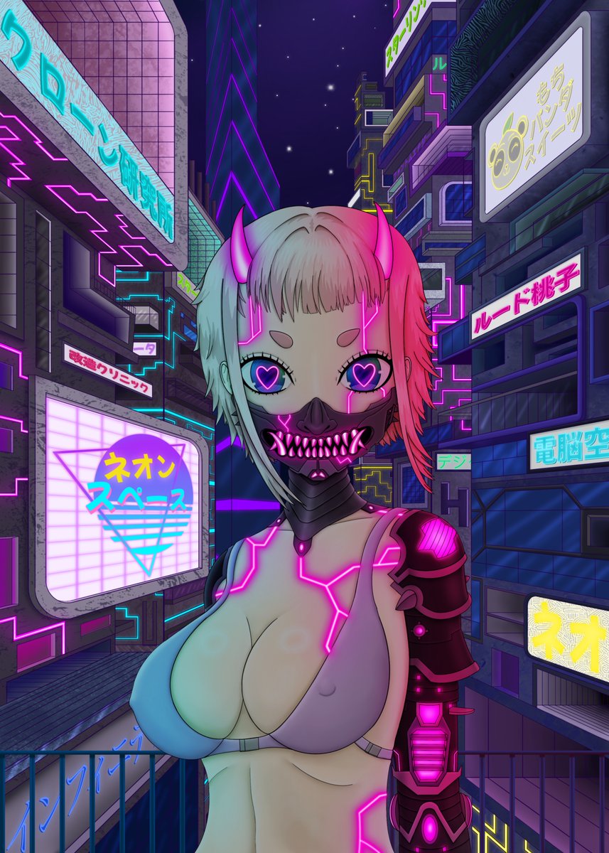 🗽 My art — Cyber Oni Momoko — made it to Times Square for #NFTNYC2025! 😭🖤

I couldn’t attend, and the official footage only captured the other screen — not the one where my piece appeared. 💀
No recording, no clip… but I managed to track down a  youtube livestream and catch