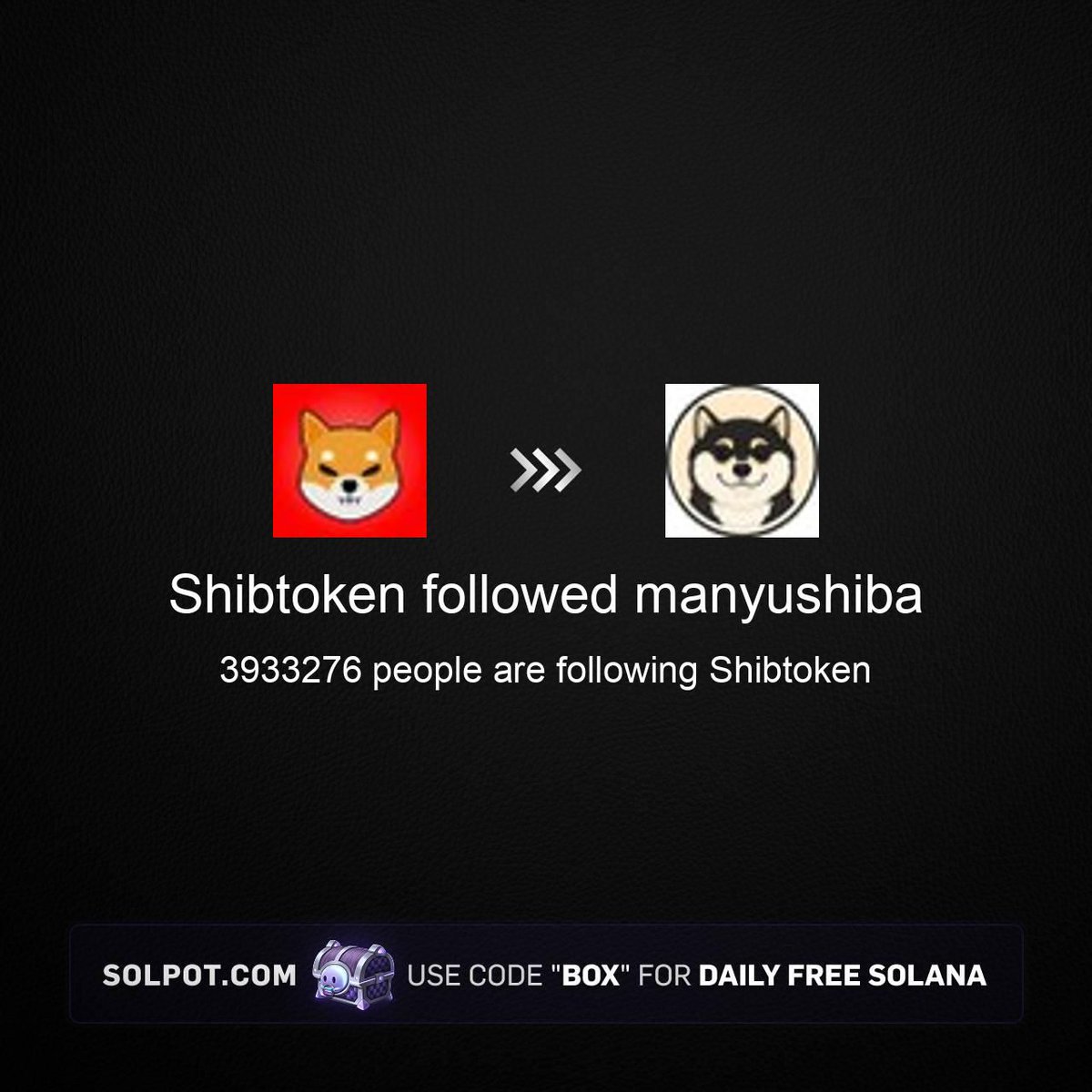 Wait… the $SHIB account followed <a href="/ManyuShiba/">Manyu</a> right after those spaces?
That can’t be a coincidence.
Things are lining up FAST.