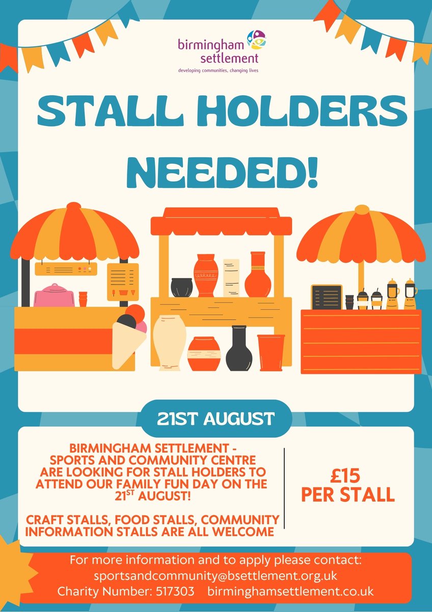 PerryBarrWMP's tweet image. Everyone welcome for the Fun Day, Perry Barr PCSOs will be there to cheer on the sports and games. For stalls please get in touch with Birmingham Settlement direct
