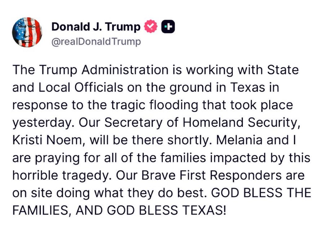 Morgan J. Freeman (@mjfree) on Twitter photo You cut <a href="/fema/">FEMA</a> funds that would have prevented this, <a href="/realDonaldTrump/">Donald J. Trump</a>
STAY THE FUCK OUT <a href="/KristiNoem/">Kristi Noem</a> β nobody wants you there. You cut <a href="/fema/">FEMA</a> funds that would have prevented this, <a href="/realDonaldTrump/">Donald J. Trump</a>
STAY THE FUCK OUT <a href="/KristiNoem/">Kristi Noem</a> β nobody wants you there.