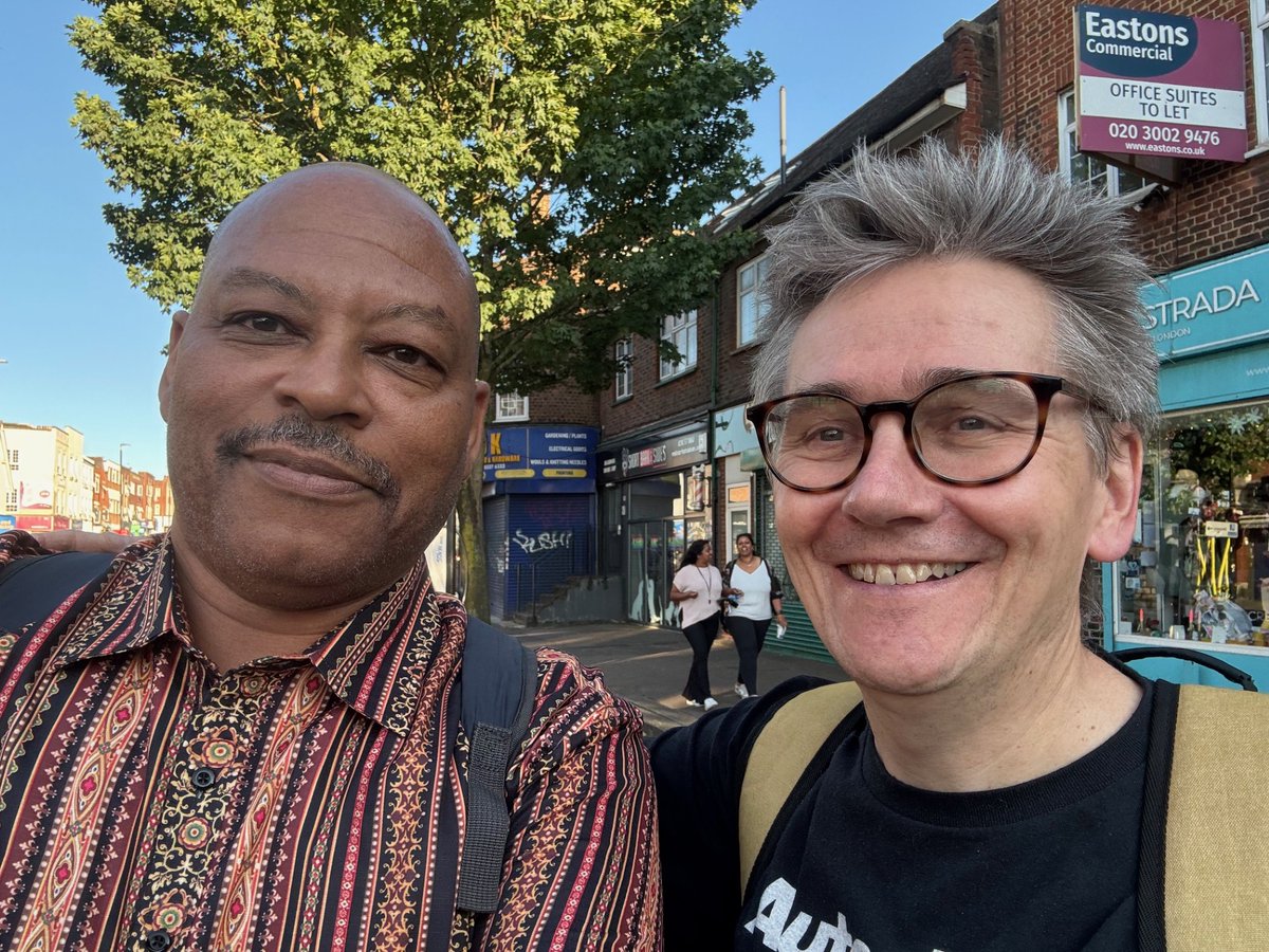 Great to meet #JohnKennedy for the first time in many years! We discussed ideas around his possible contribution to my next book for Hansib publications. His legendary X-Posure show is on #RadioX #newmusic radiox.co.uk/radio/shows-pr…