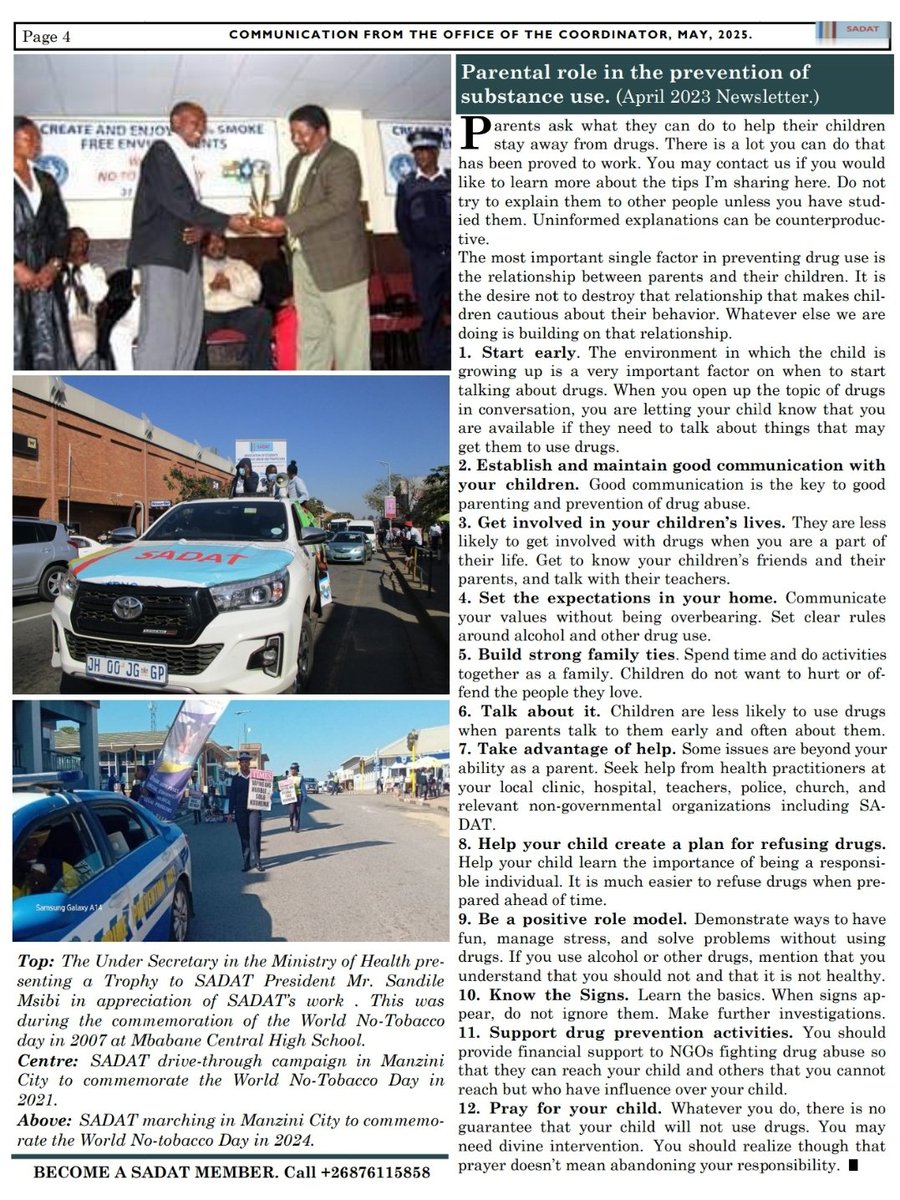 SADATEswatini's tweet photo. May 2025 newsletter https://t.co/Mqa8fV5wiJ