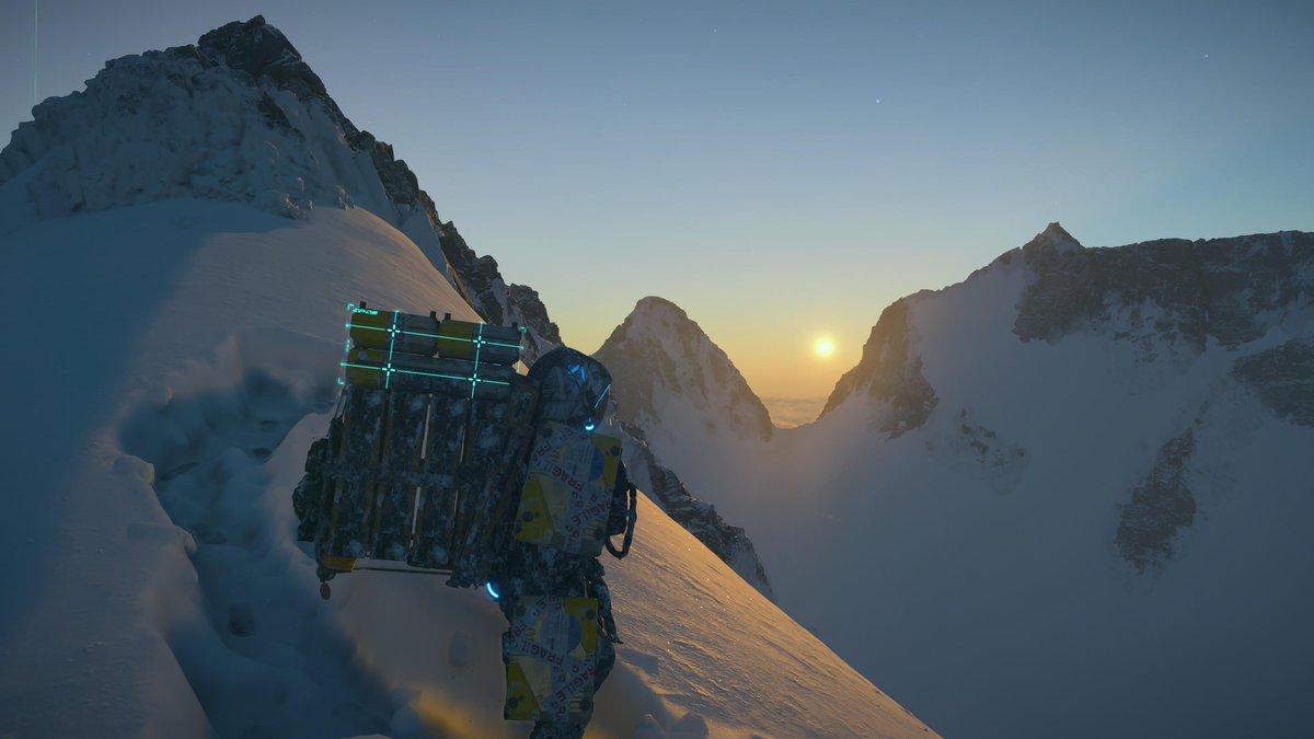 ¡Buenas noches!
Ya vamos por 40 horas, Episodio 10, la cosa se pone absolutamente BRUTAL 😱
4 nuevas fotitos, de los 10 Gb de capturas y vídeo que llevo en este viaje inolvidable que es #DeathStranding2OnTheBeach 
#PlayStation5Pro