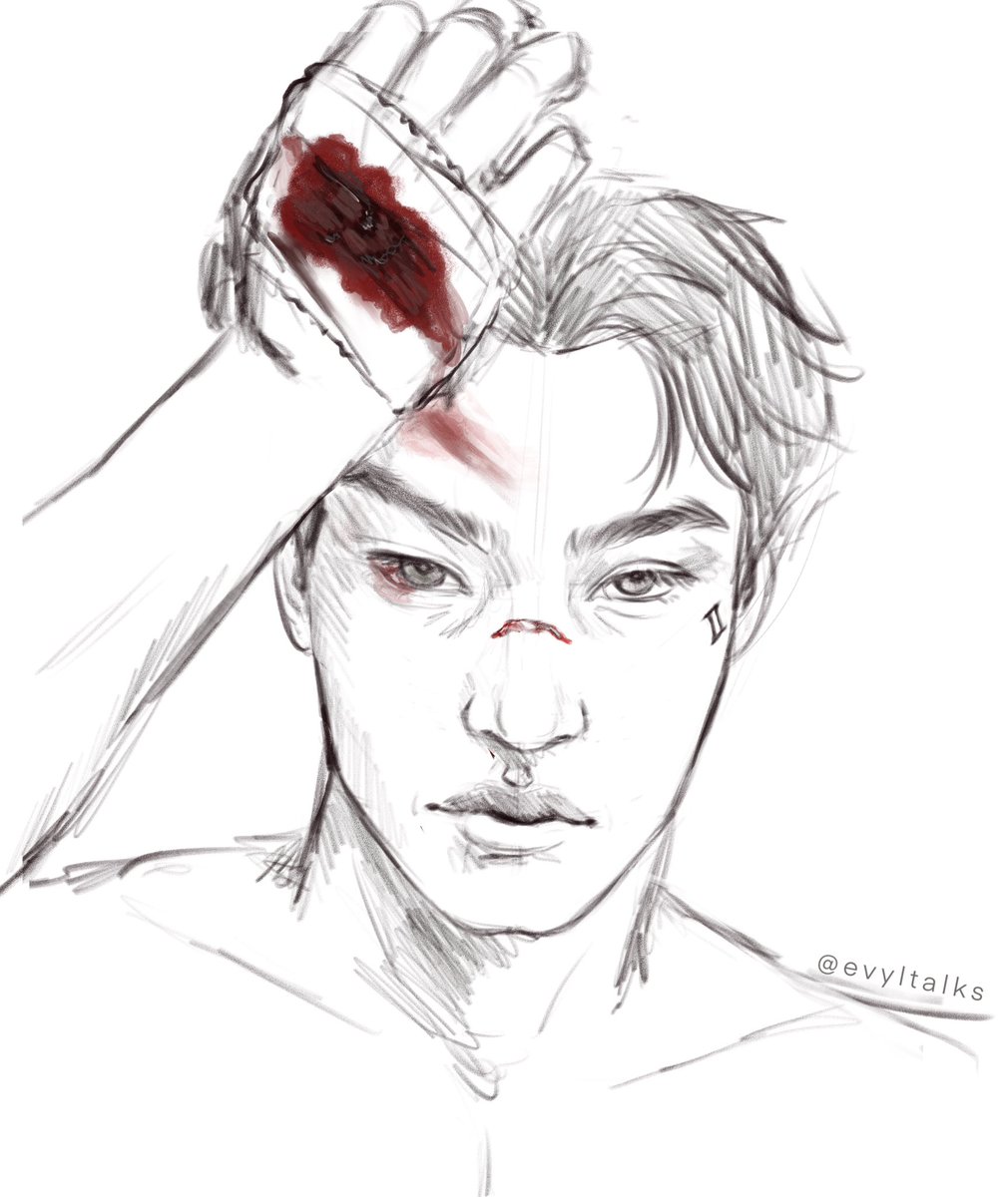 i’m in the middle of commissions but kevin day said “draw me being serving face but also very injured” so i listened. this is my sketch break
#aftg #tfc