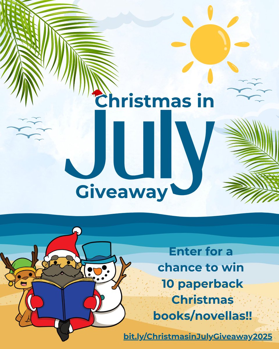 ☀️ It’s Christmas in July!

Win 10 heartwarming paperback Christmas books in our festive giveaway! Ends July 30.

🎁 Enter here ➡️ bit.ly/ChristmasinJul…

#BookGiveaway #ChristmasinJuly #HolidayReads