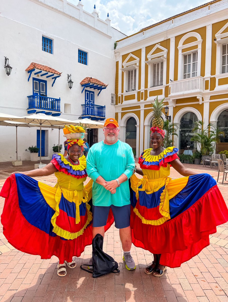One nut between two fruits! Beautiful day in #Cartagena @ftglobetrotter <a href="/nytimestravel/">New York Times Travel</a> @colombia