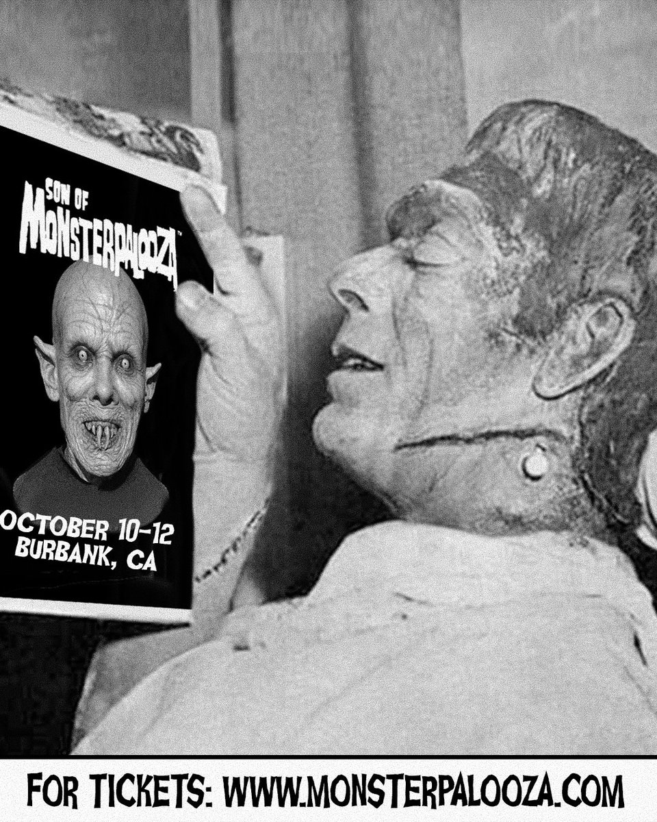 MONSTERPALOOZA1's tweet image. Son of Monsterpalooza RETURNS to The Marriott Burbank Convention Center & Hotel this October 10-12! Featuring Over 150 Exhibitors, Special Guests, Makeup Demos, & More!
Tier 1 Discount Tickets END July 15th!
For tickets, visit ➨ eventbrite.com/e/son-of-monst…