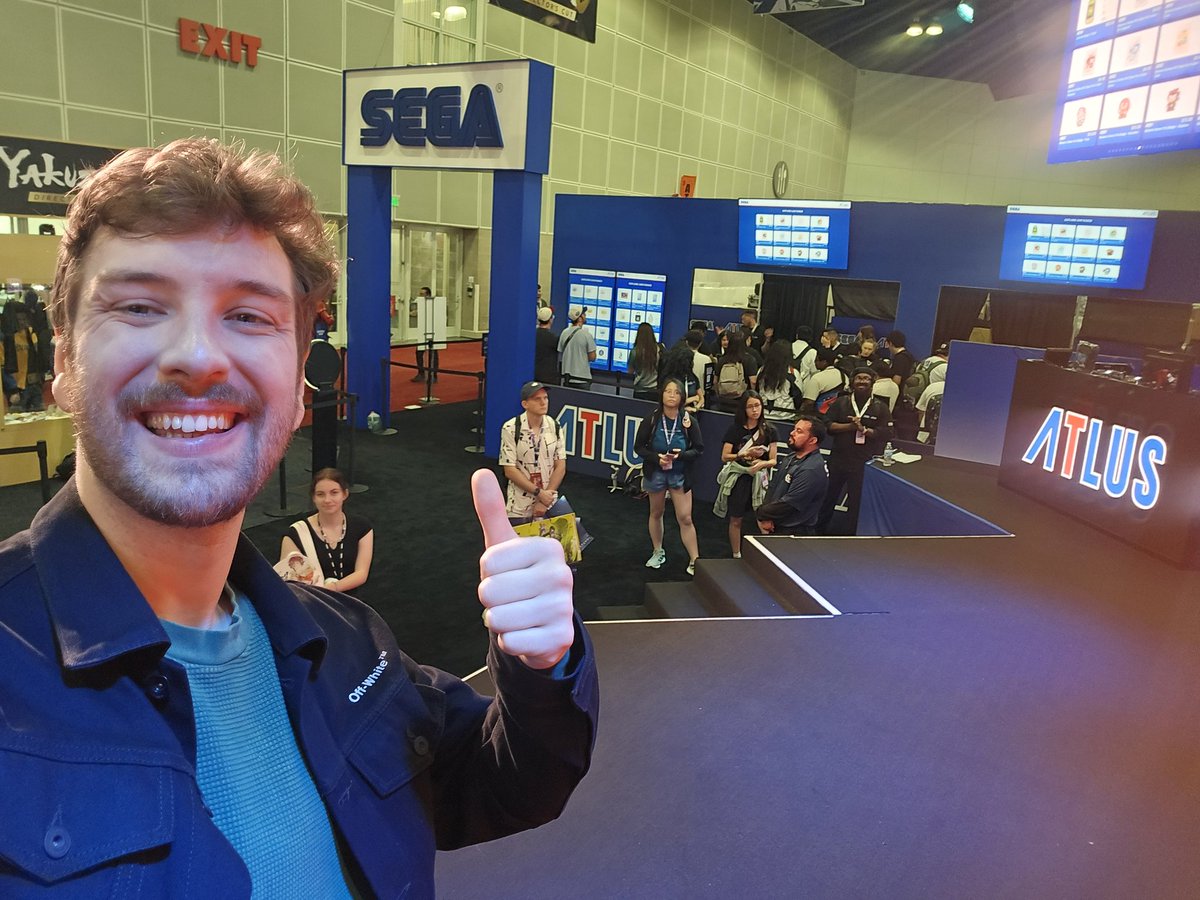 CDawgVA's tweet image. I’ll be hosting the SEGA stage for Persona5: The Phantom X today at 12:40 & 2:30pm! See you guys there! #ad