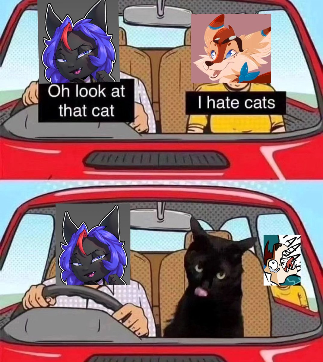 Me and <a href="/IcnlwbAD/">ChawthotΘΔ</a> on a road trip :3